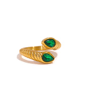 Golden Serpent Ring